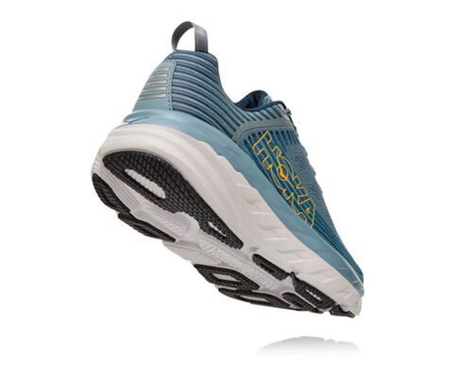 Hoka Australia One One Bondi 6 - Mens Running Shoes Blue - UHFWN-0451